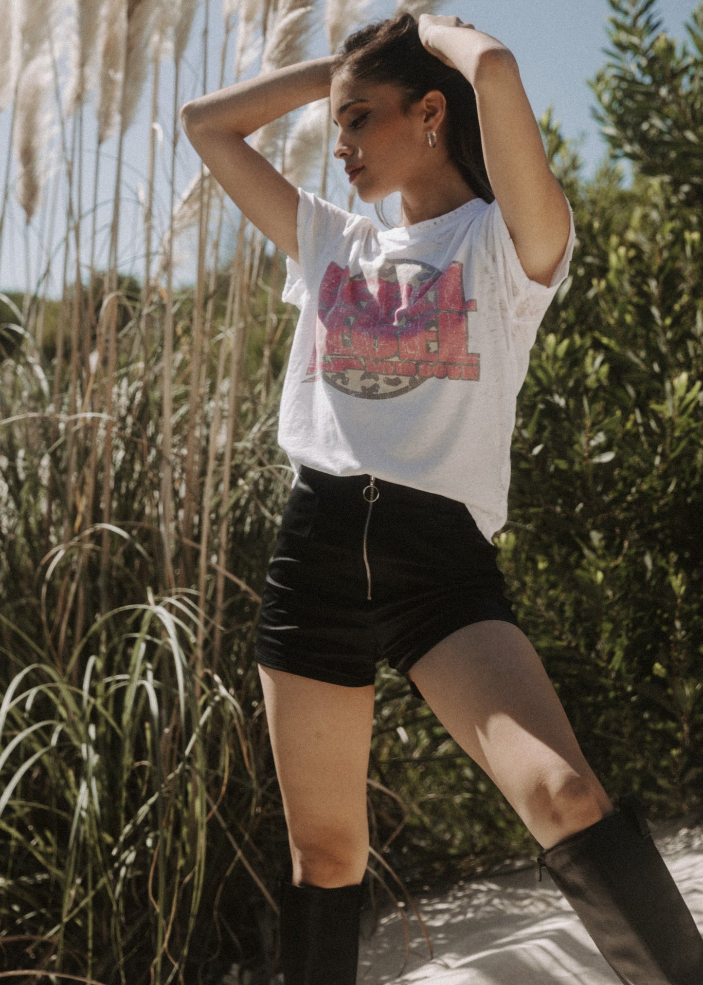 David Bowie Rebel Rebel Womens Tee Shirt by Recycled Karma