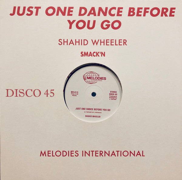 Just One Dance Before You Go Vinyl Record