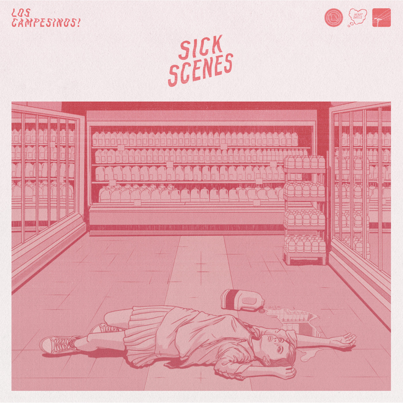 Los Campesinos! - Sick Scenes (Pink Cornetto Effect) Vinyl Record