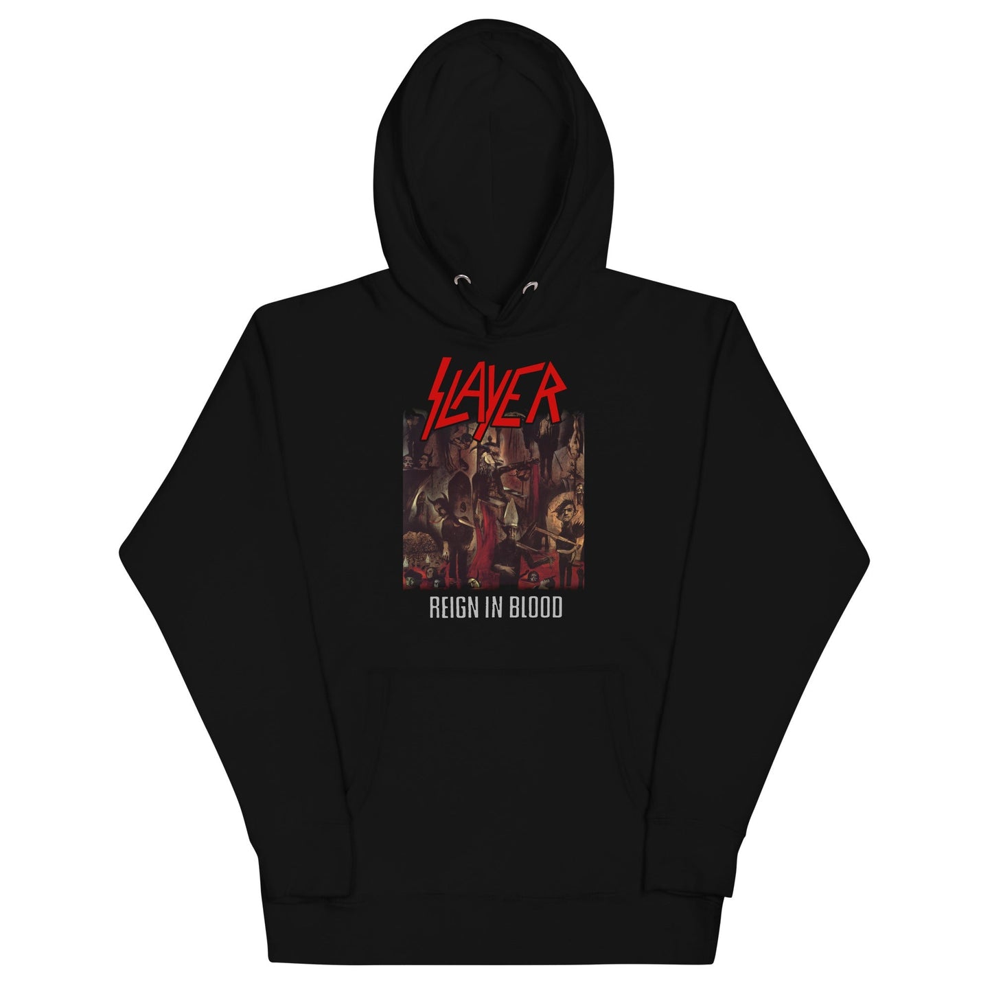 Slayer Reign in Blood Mens Officially Licensed Hoodie Black
