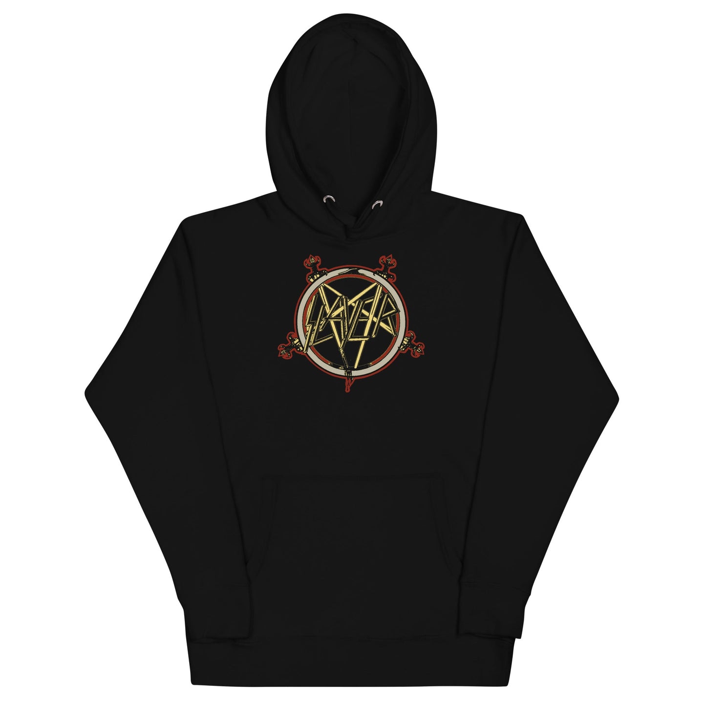 Slayer Pentagram Logo Mens Officially Licensed Hoodie Black