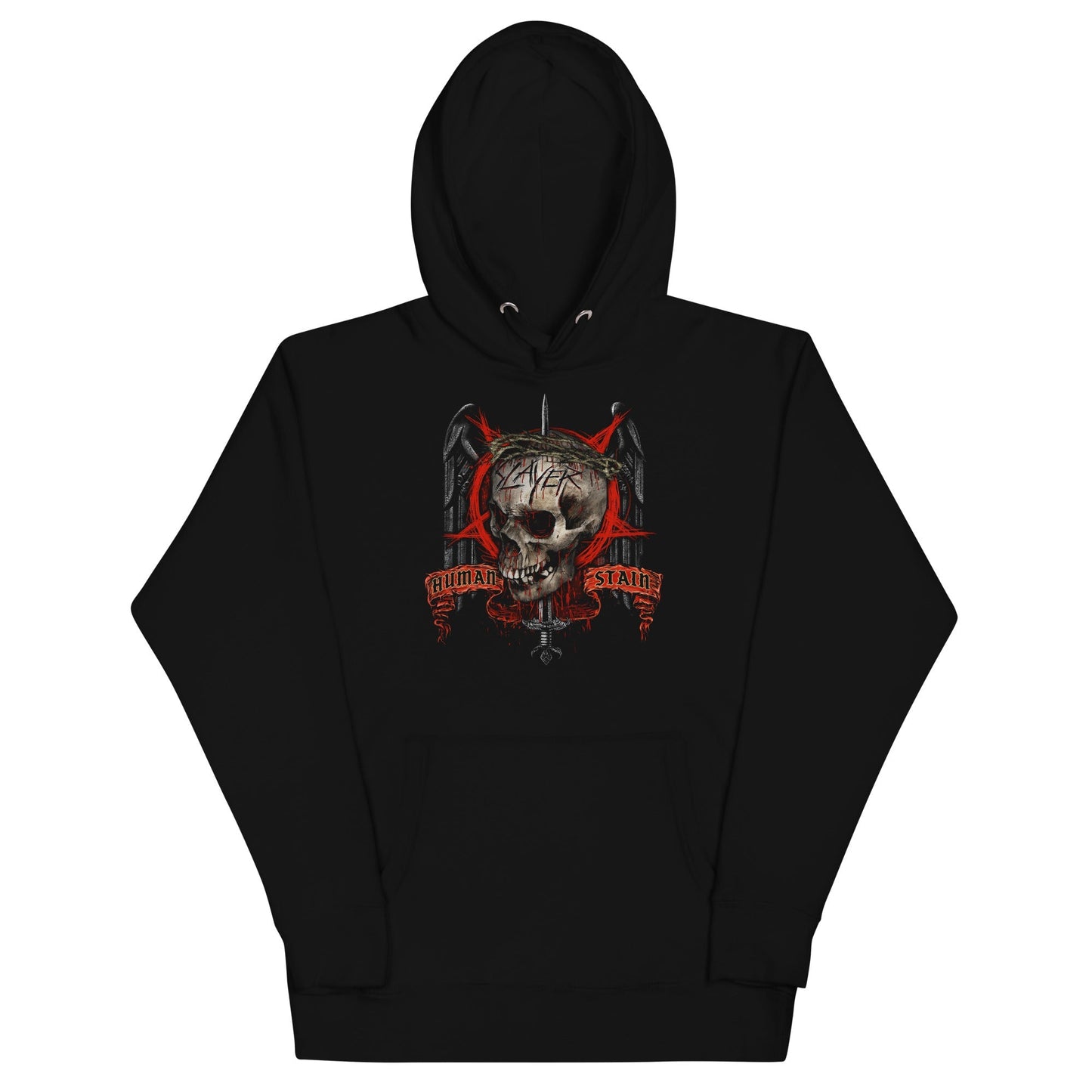 Slayer Human Stain Mens Officially Licensed Hoodie Black