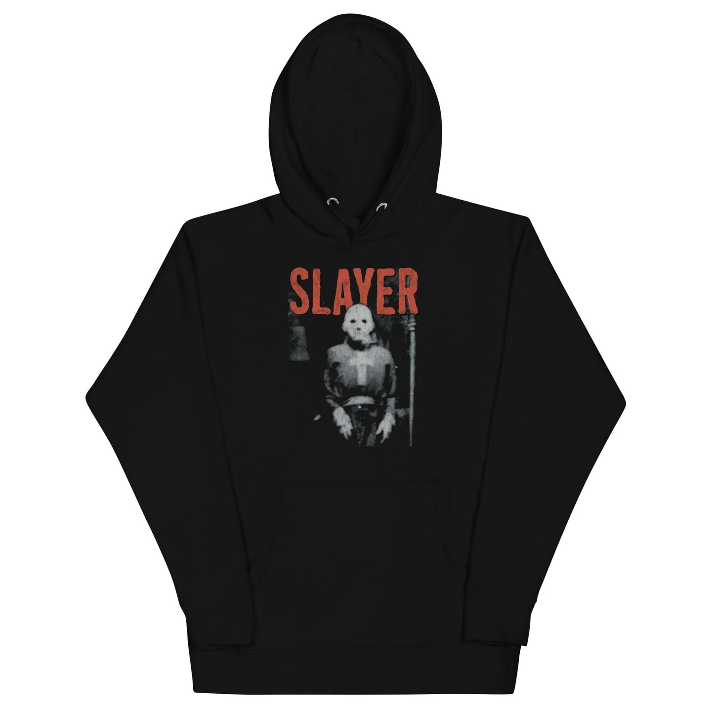Slayer Hockey Cross Mens Officially Licensed Hoodie Black
