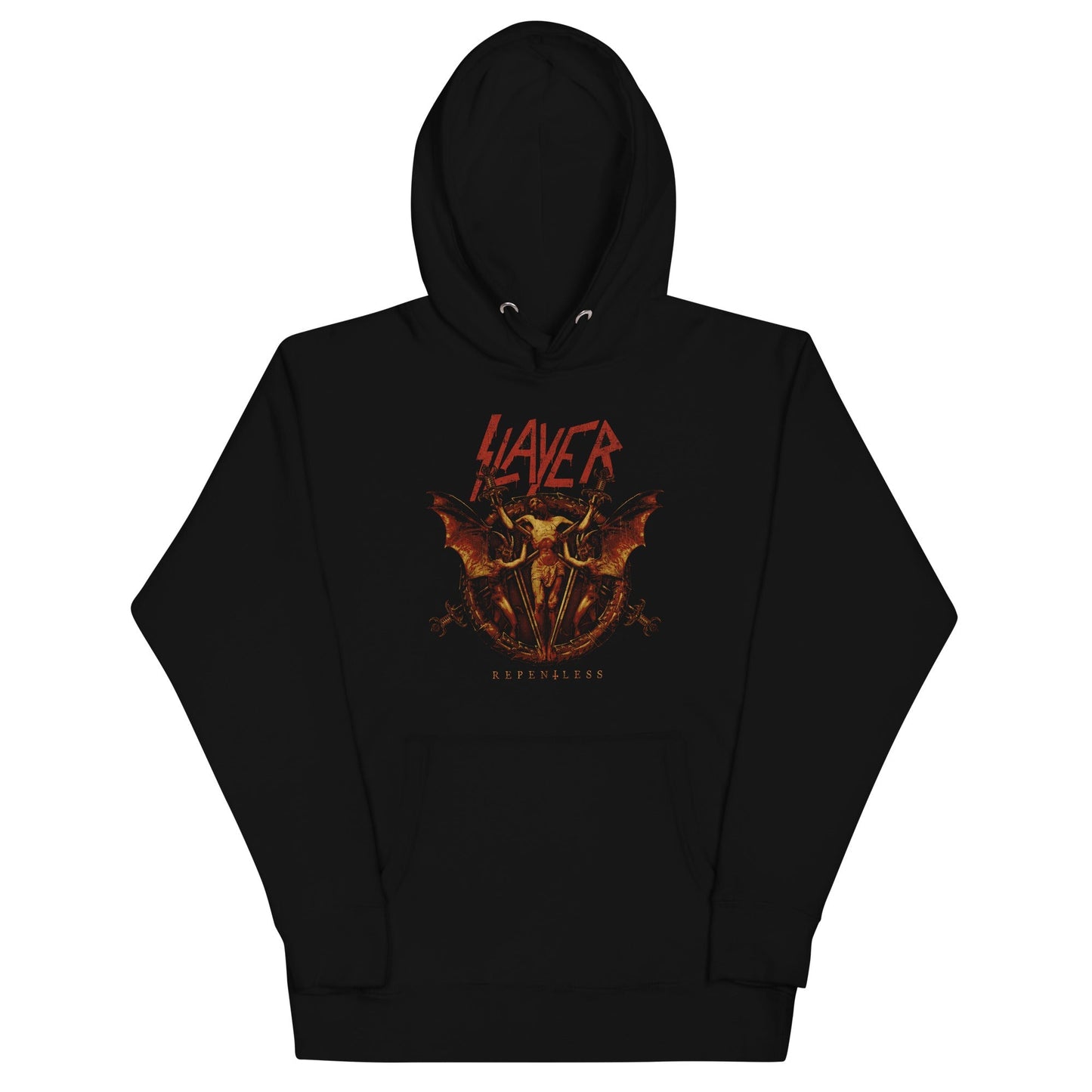 Slayer Repentless Mens Officially Licensed Hoodie Black
