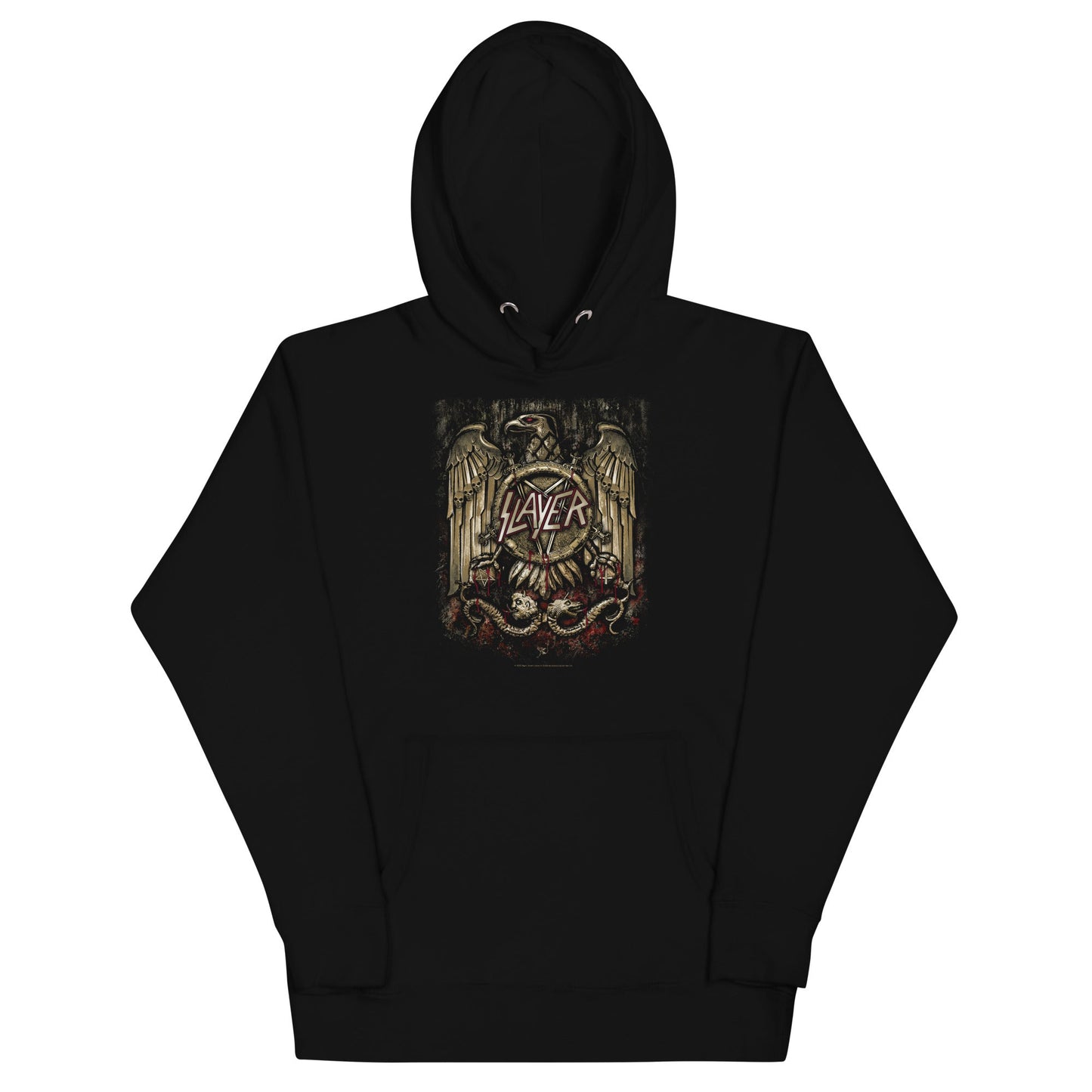 Slayer Eagle Statue Mens Officially Licensed Hoodie Black