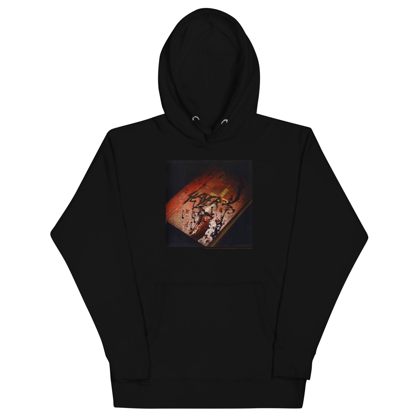 Slayer Bible Logo Mens Officially Licensed Hoodie Black