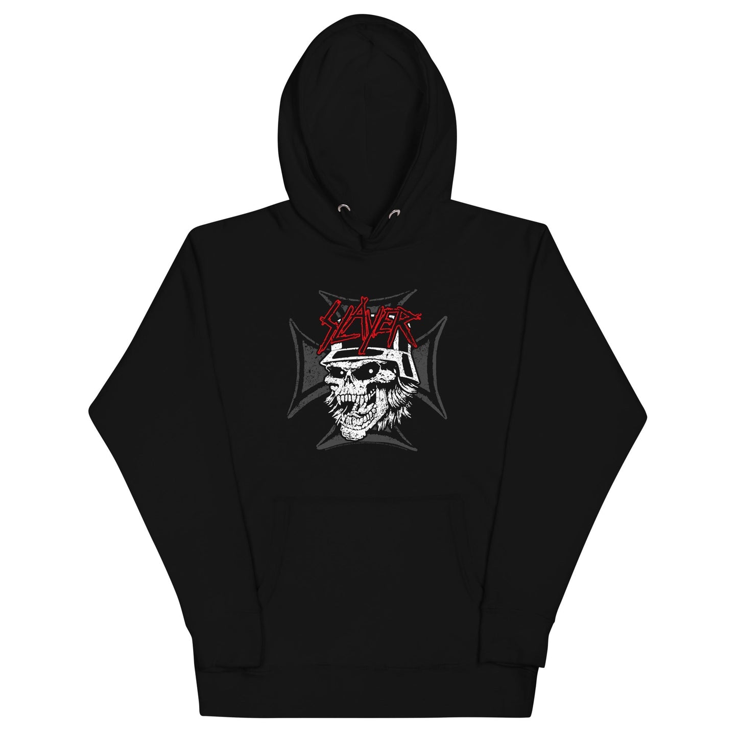 Slayer Sticks and Skulls Mens Officially Licensed Hoodie Black