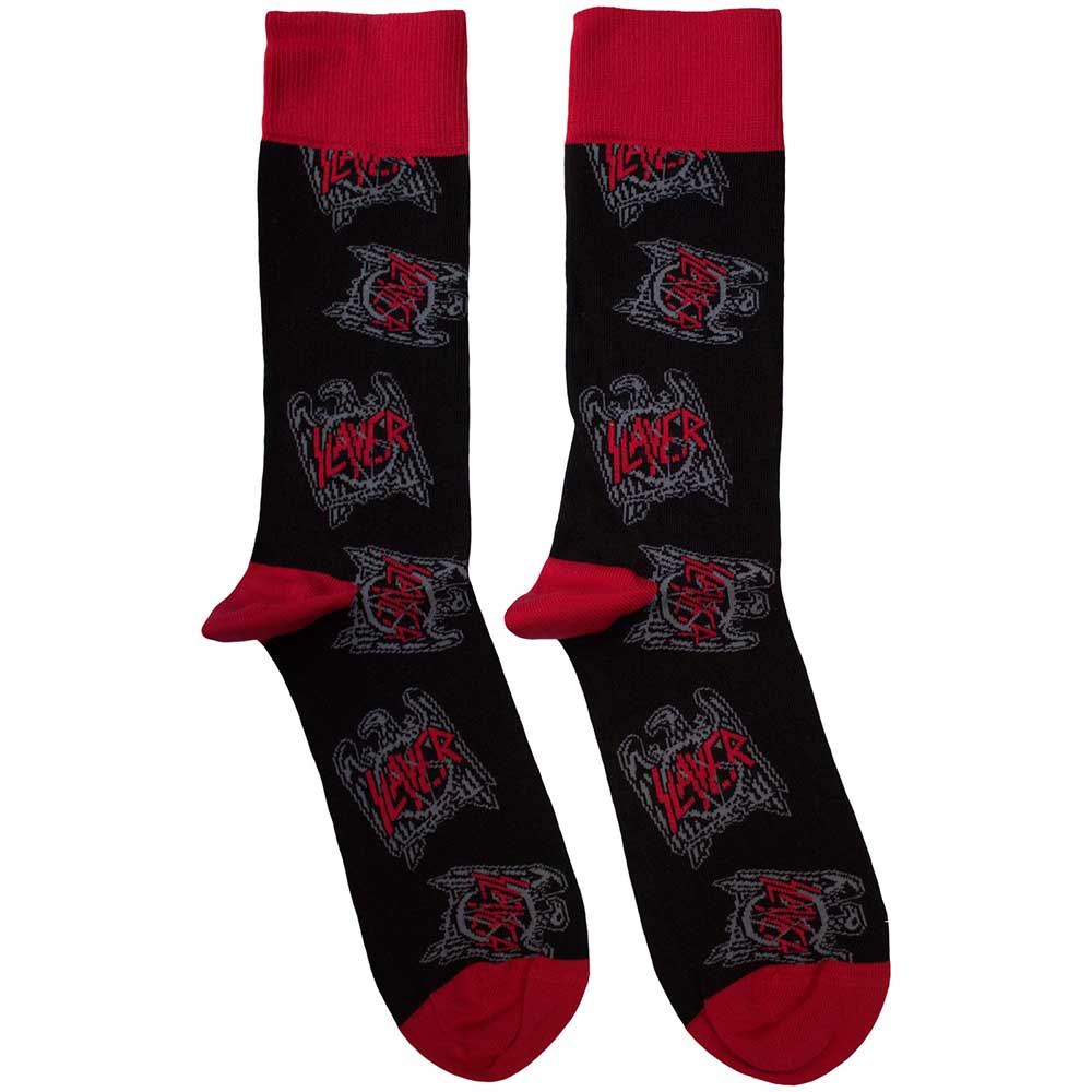 SLAYER Eagle Crest Pattern Socks Officially Licensed