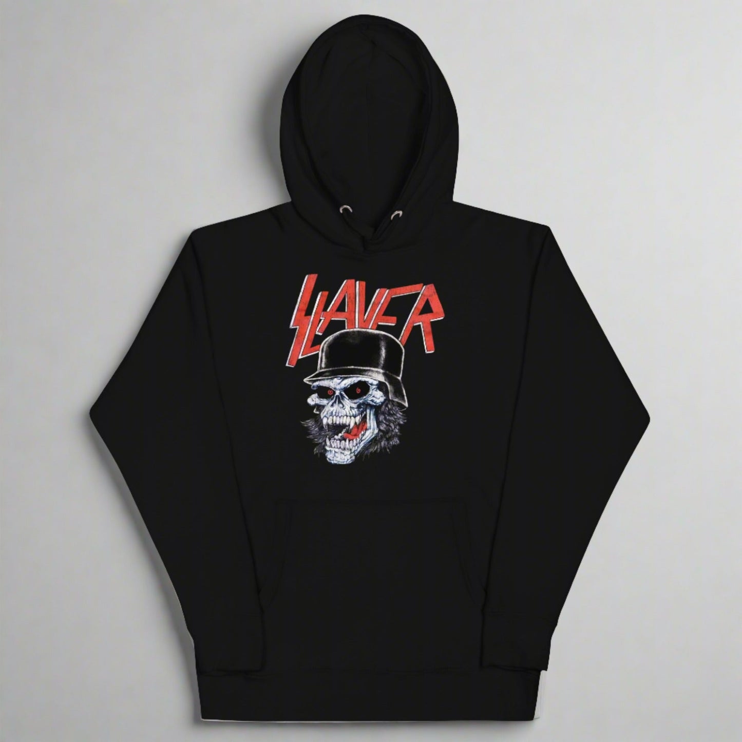 Slayer Helmet Skull Mens Officially Licensed Hoodie Black