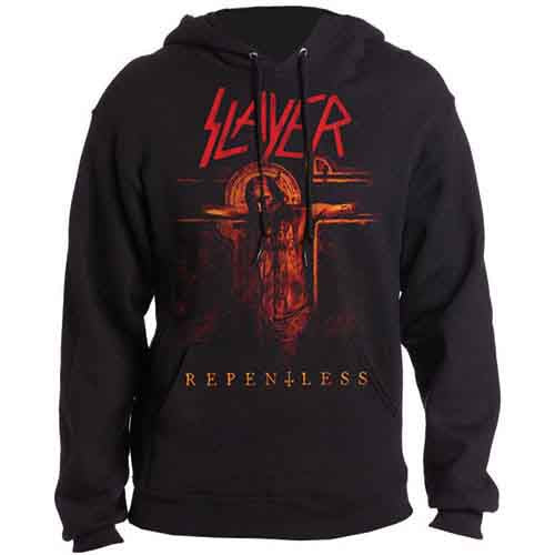 SLAYER Repentless Crucifix Hoodie Sweatshirt Officially Licensed