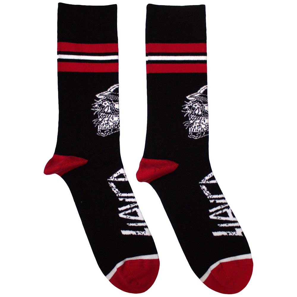 SLAYER Skull Helmet Socks Officially Licensed