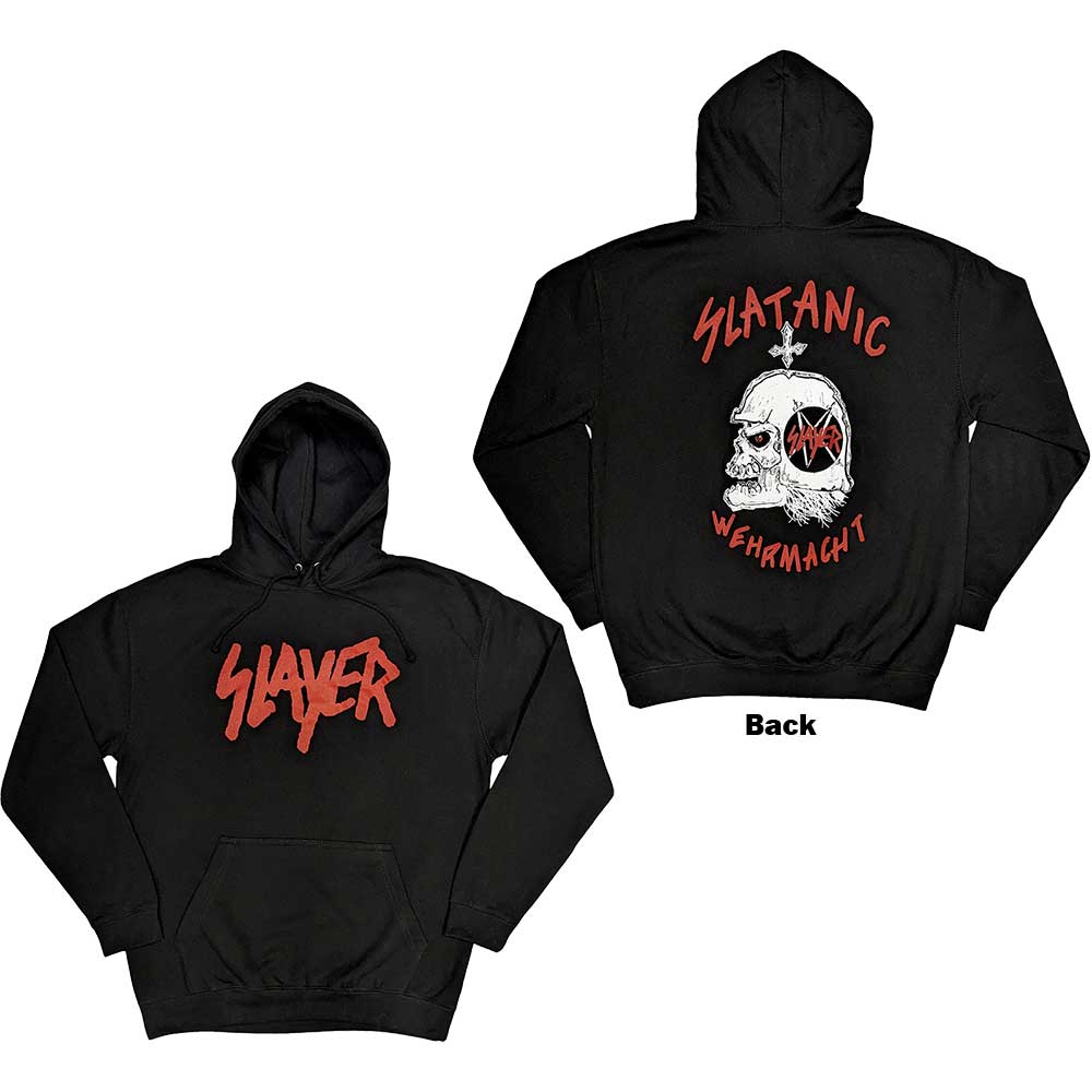 SLAYER Slatanic Hoodie Sweatshirt Officially Licensed