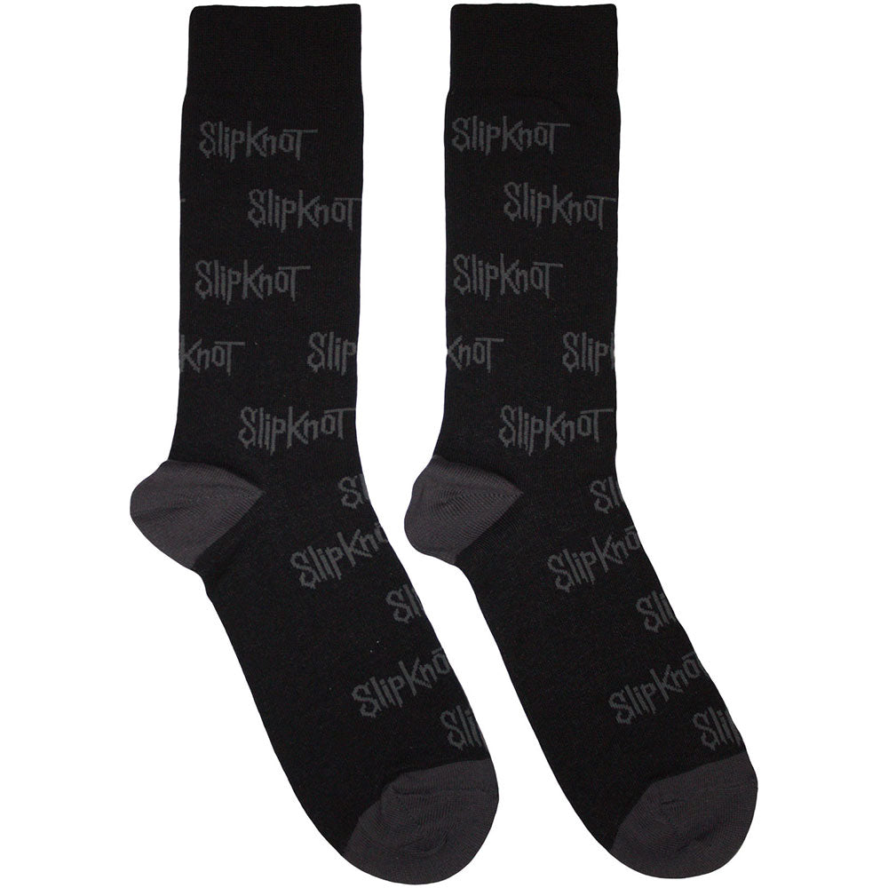 Slipknot All Over Print Logos Socks Officially Licensed