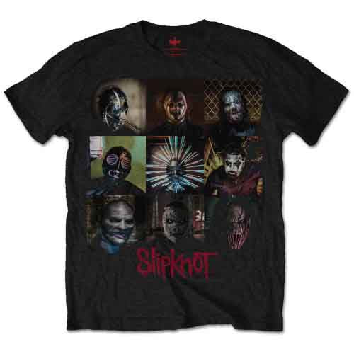 Slipknot Blocks Mens T Shirt Officially Licensed