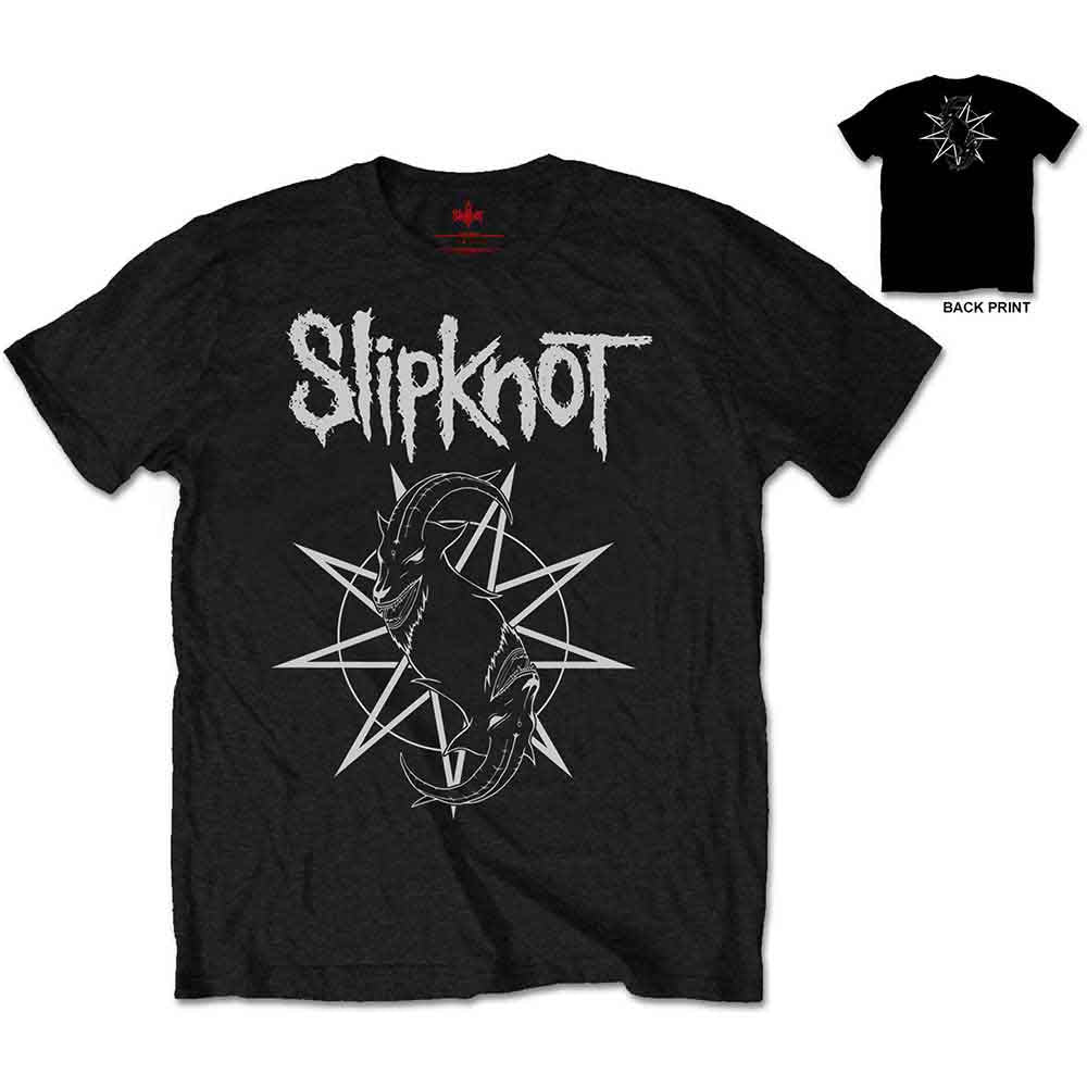 Slipknot Goat Star Logo Mens T Shirt Officially Licensed