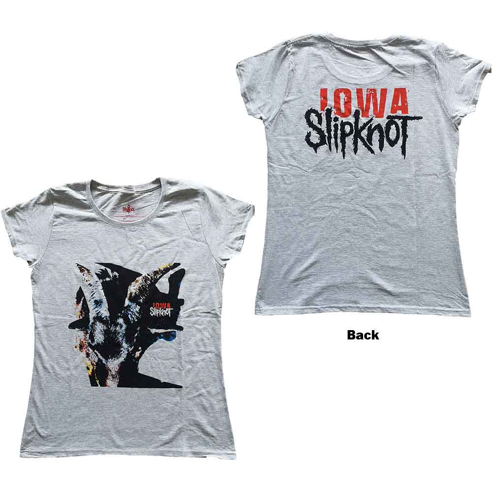 Slipknot Iowa Goat Shadow Womens T Shirt Officially Licensed