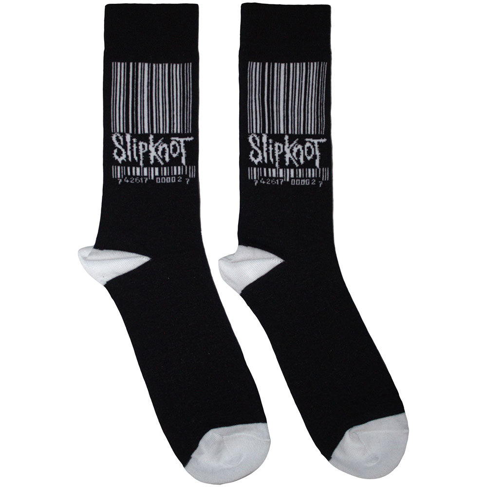 Slipknot Large Barcode Logo Socks Officially Licensed
