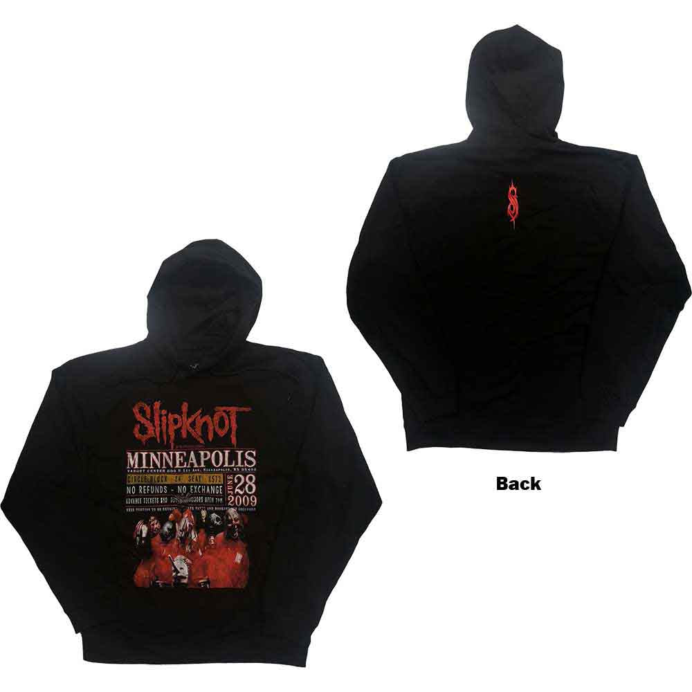 Slipknot Minneapolis '09 Hoodie Sweatshirt Officially Licensed