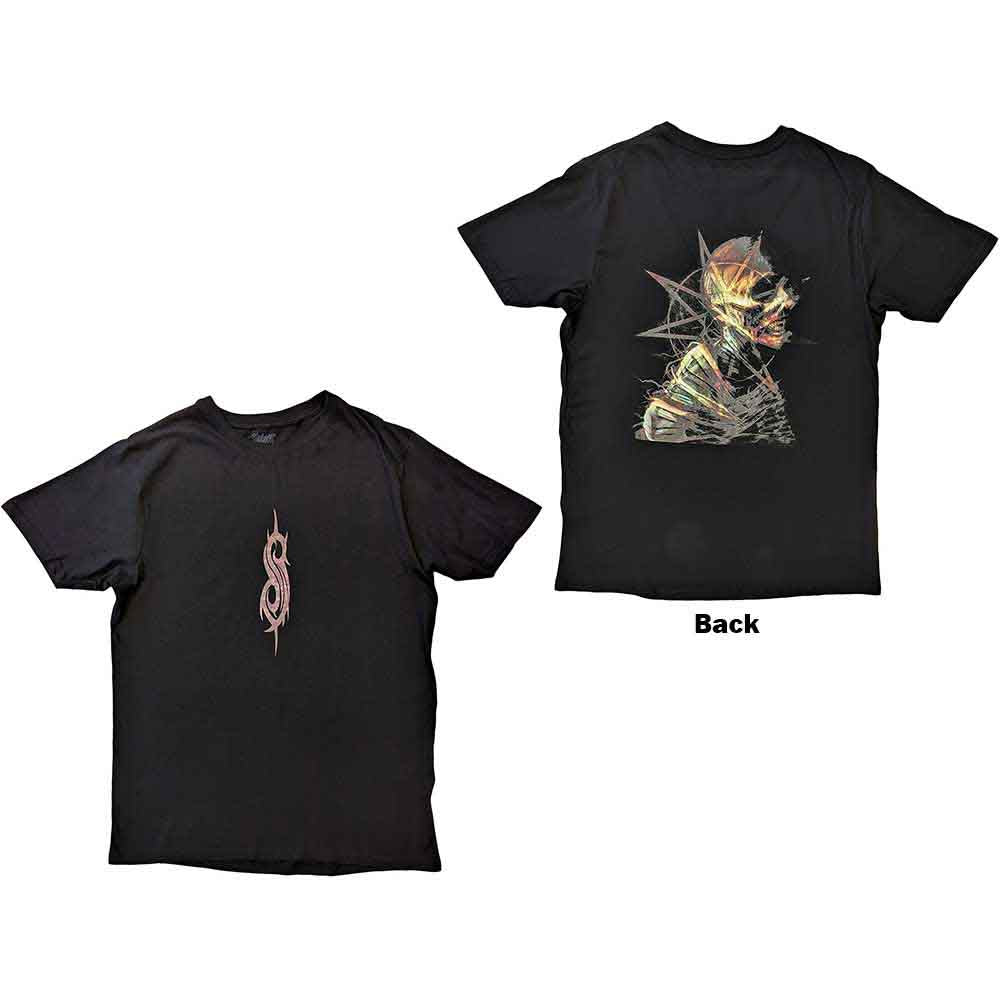 Slipknot Skeleton & Pentagram Mens T Shirt Officially Licensed