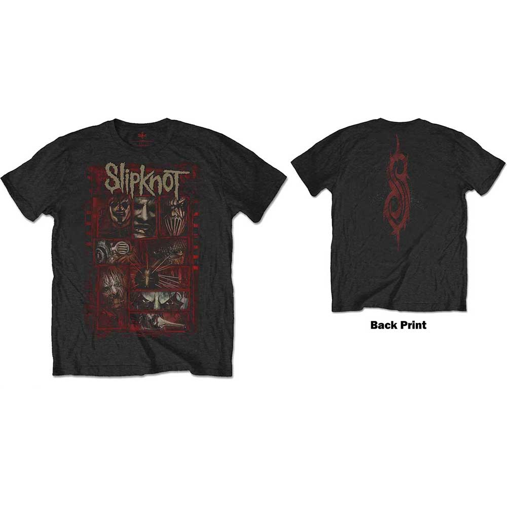 Slipknot Sketch Boxes Mens T Shirt Officially Licensed