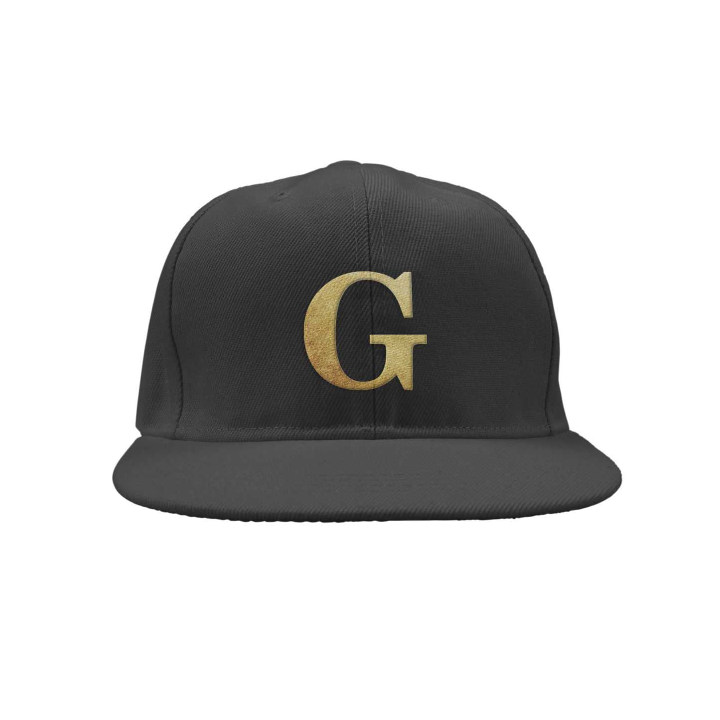 Kenny G - New Standards Black Embroidered "G" - Snapback Hat Black Officially Licensed
