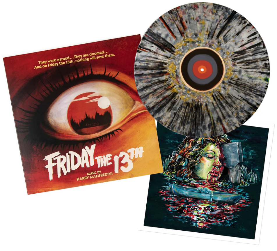 Friday The 13th Original Soundtrack (Sil/Blk/Red/Metallic Gold Splatter) Vinyl Record