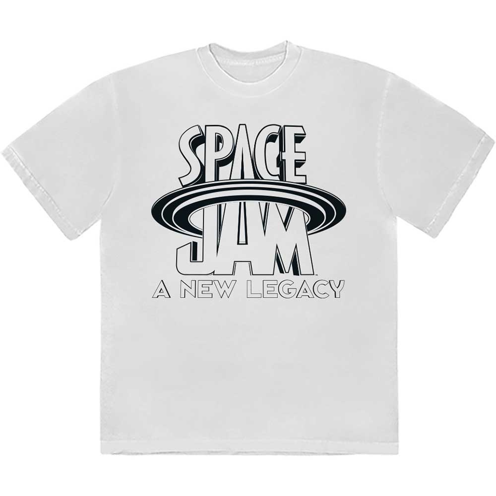 Space Jam B&W Logo Mens T Shirt Officially Licensed