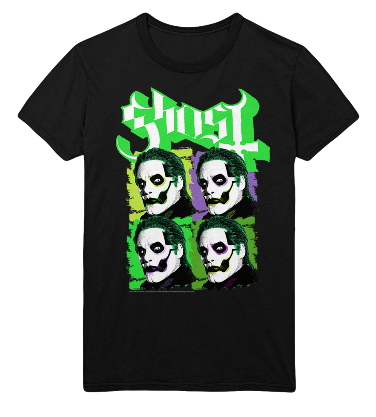 Stakes Ghost Green Jokers Jumbo Print Mens T Shirt Officially Licensed