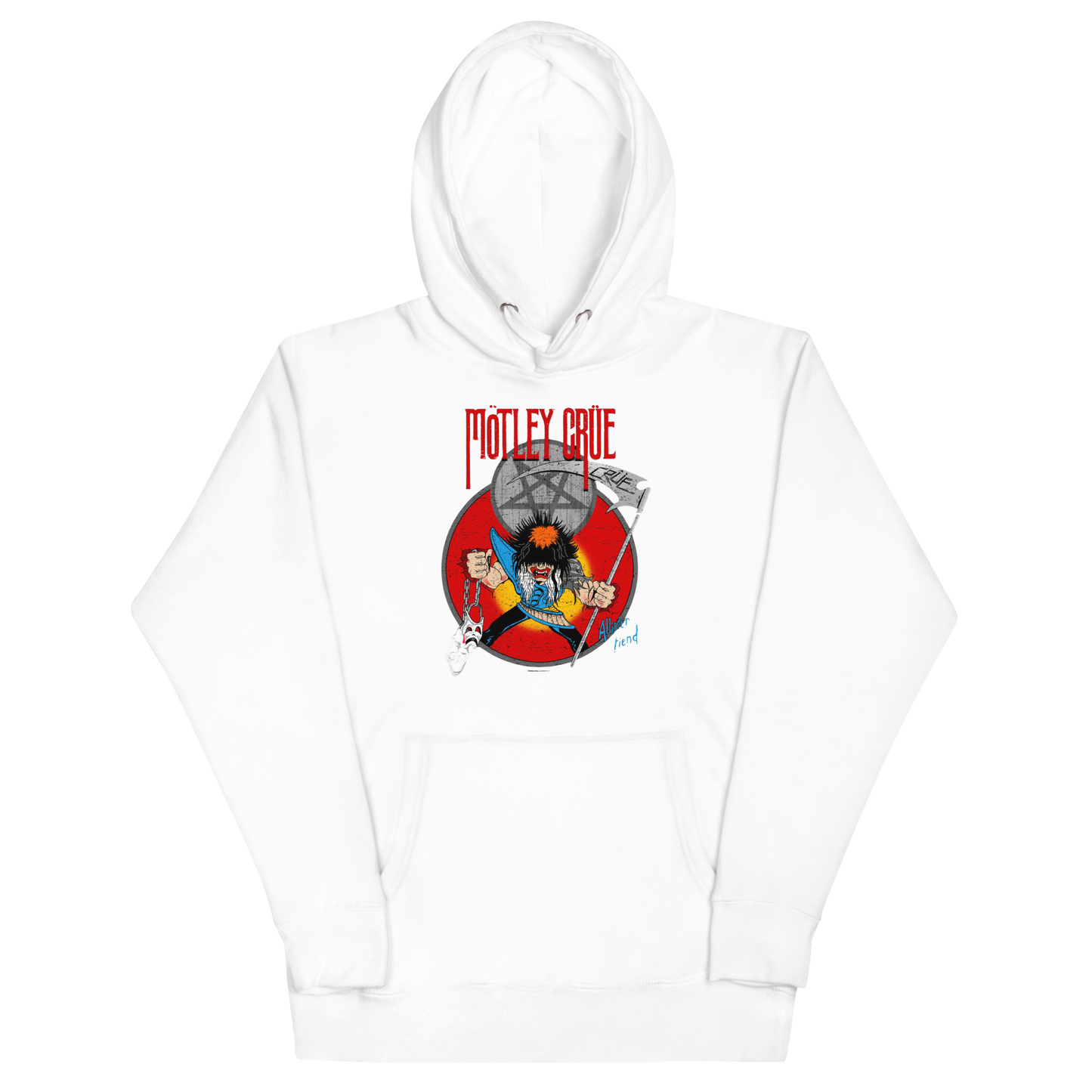 Stakes Motley Crue Allister Reaper Classic Hoodie Sweatshirt Officially Licensed