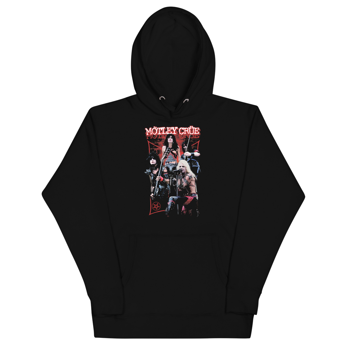 Stakes Motley Crue Live Classic Hoodie Sweatshirt Officially Licensed