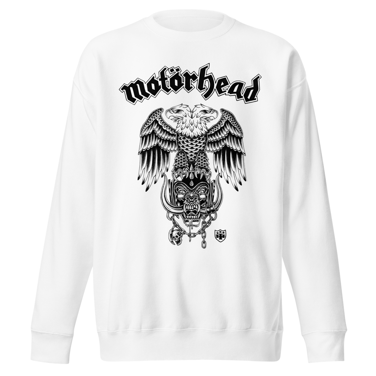 Stakes Motorhead - Double Eagle Jumbo Print Crewneck Sweatshirt Officially Licensed