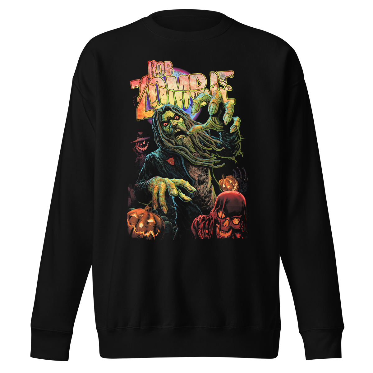 Stakes Rob Zombie - Halloween Jumbo Print Crewneck Sweatshirt Officially Licensed