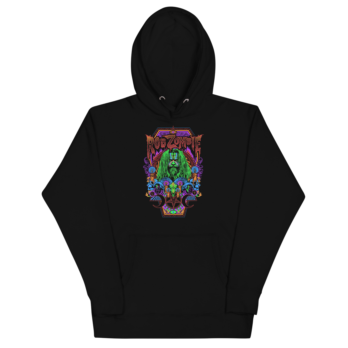 Stakes Rob Zombie Psychedelic Classic Hoodie Sweatshirt Officially Licensed