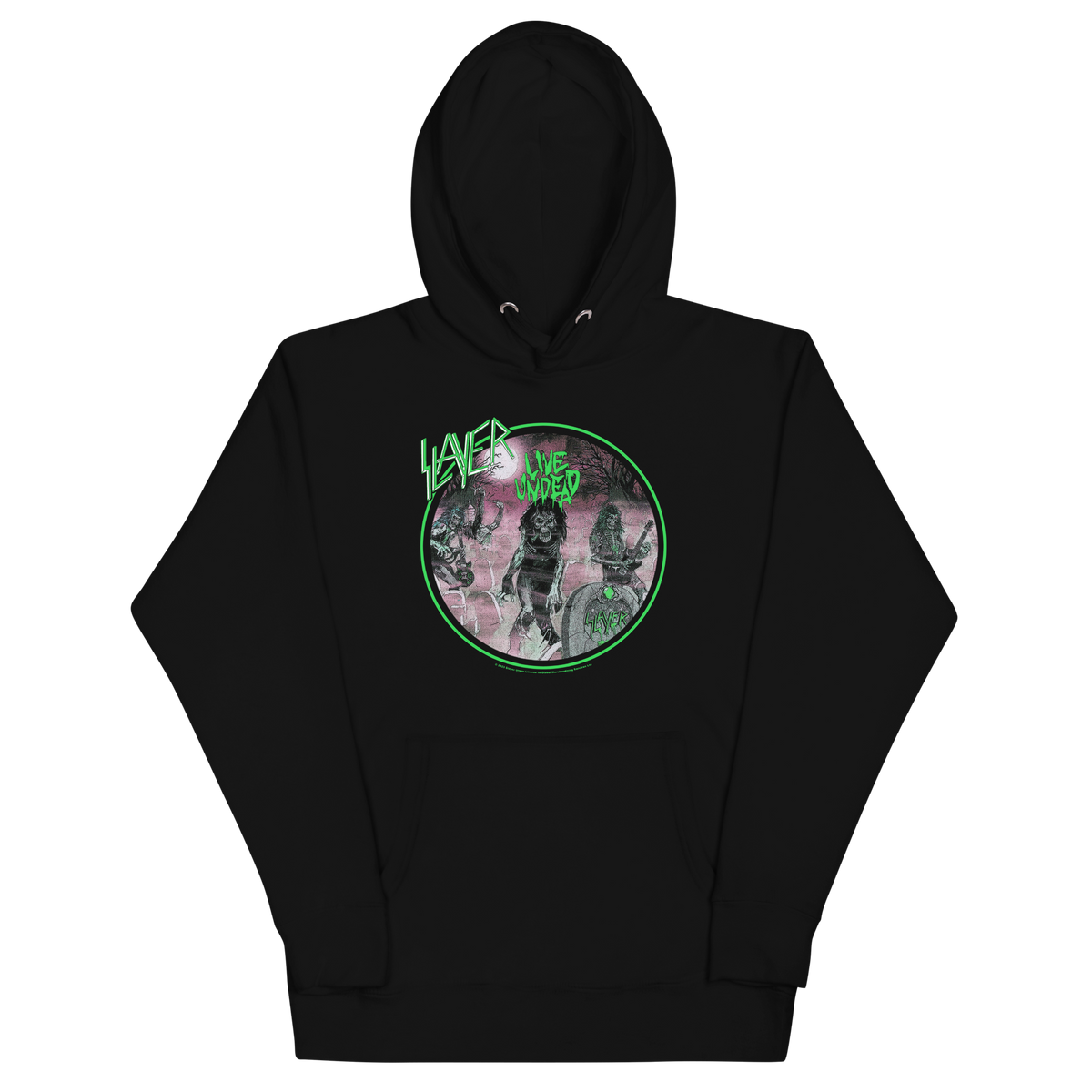 Stakes Slayer Neon Green Undead Classic Hoodie Sweatshirt Officially Licensed