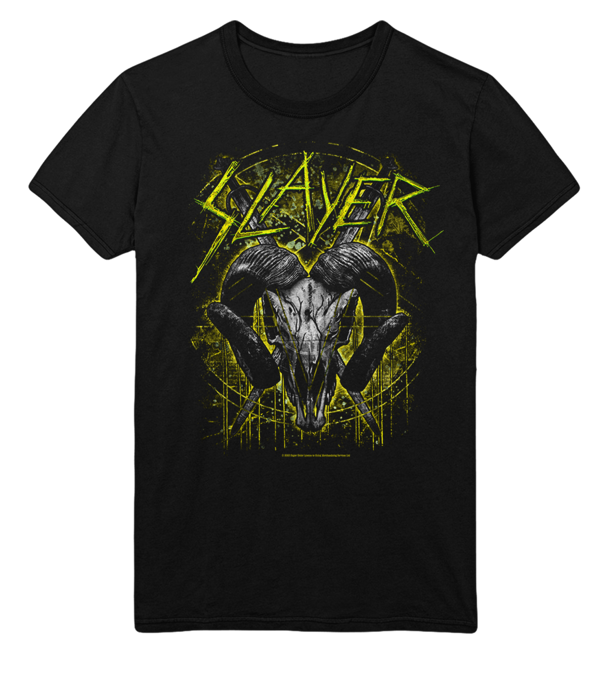Stakes Slayer Ram Horns Jumbo Print Mens T Shirt Officially Licensed