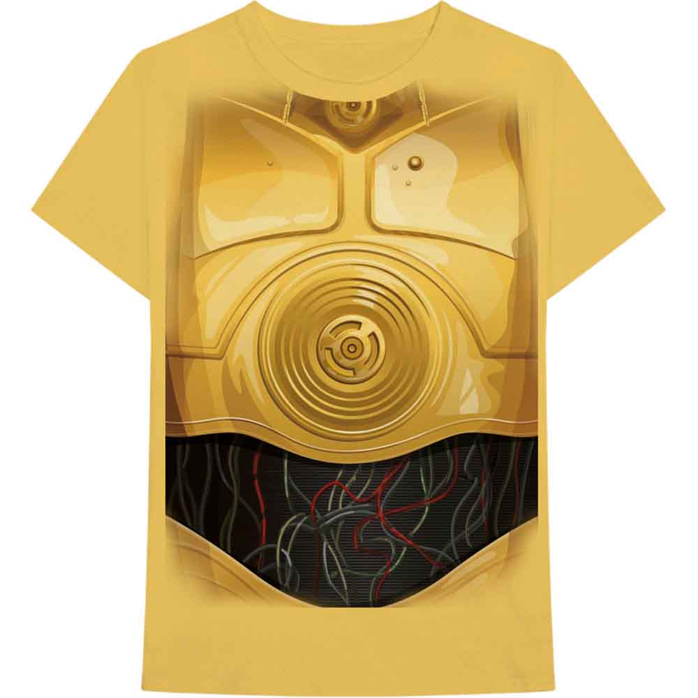 Star Wars C-3PO Chest Mens T Shirt Officially Licensed