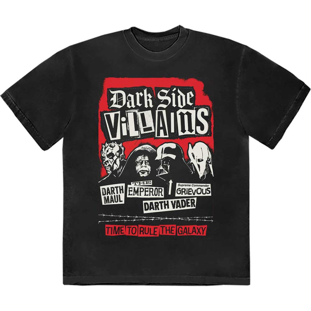 Star Wars Dark Side Villains Mens T Shirt Officially Licensed