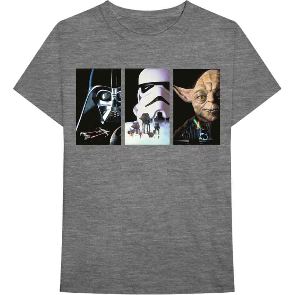 Star Wars Tri VHS Art Mens T Shirt Officially Licensed