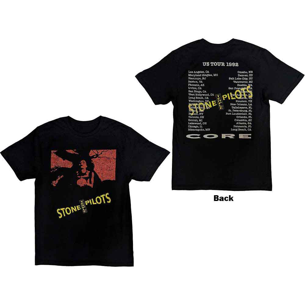 Stone Temple Pilots Core US Tour '92 Mens T Shirt Officially Licensed