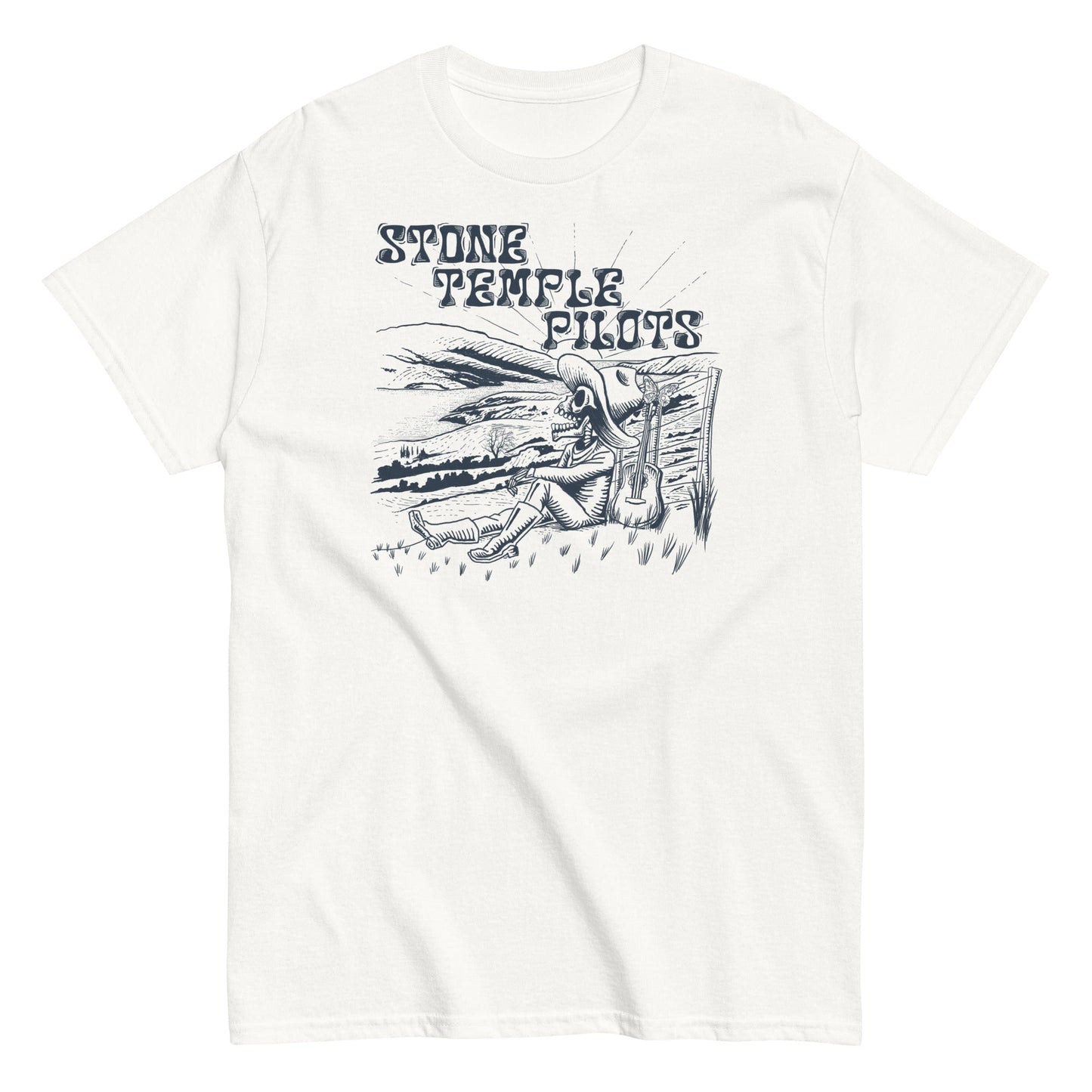 Stone Temple Pilots Out West Officially Licensed Mens T Shirt White