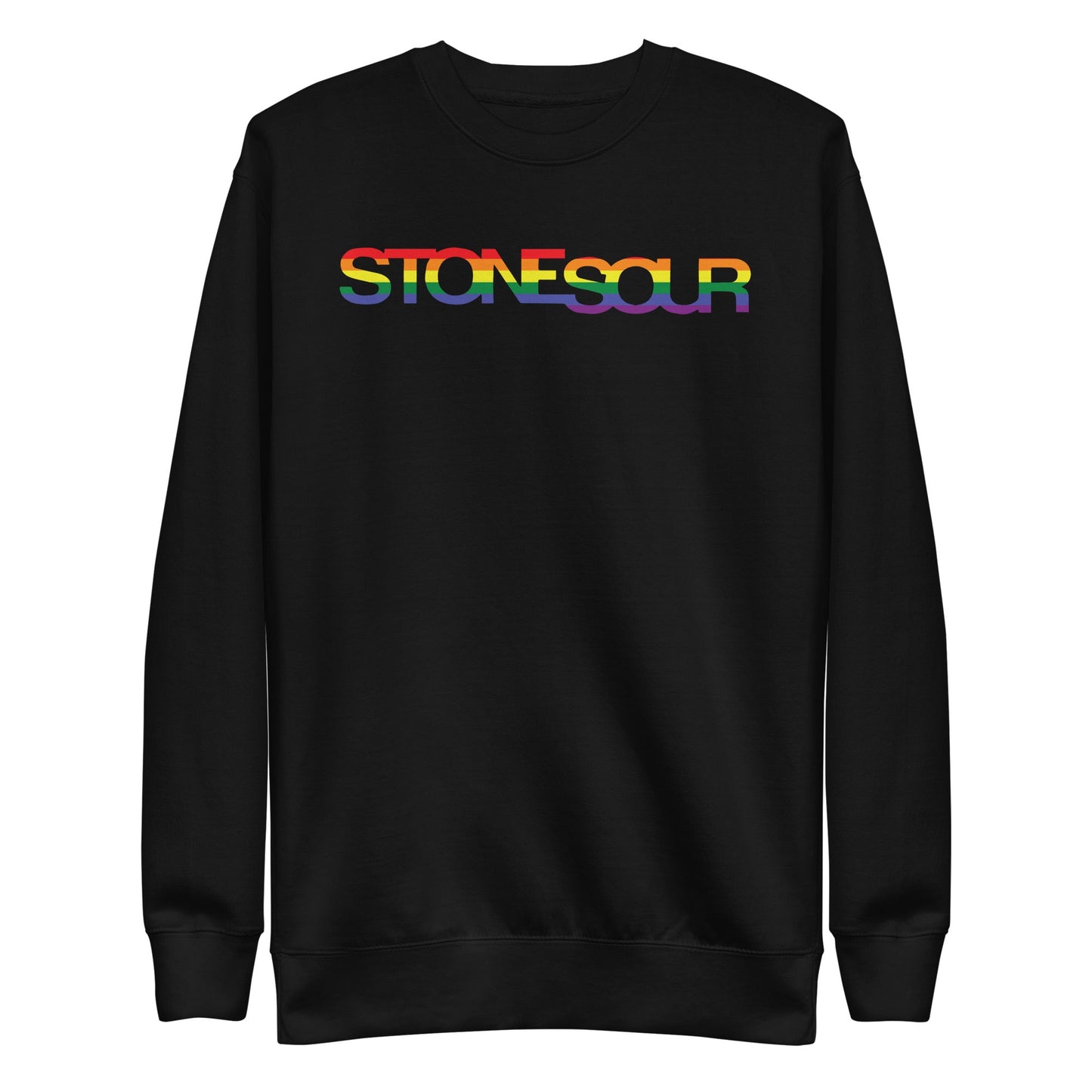 Stone Temple Pilots StoneSour Rainbow Mens Sweatshirt Black