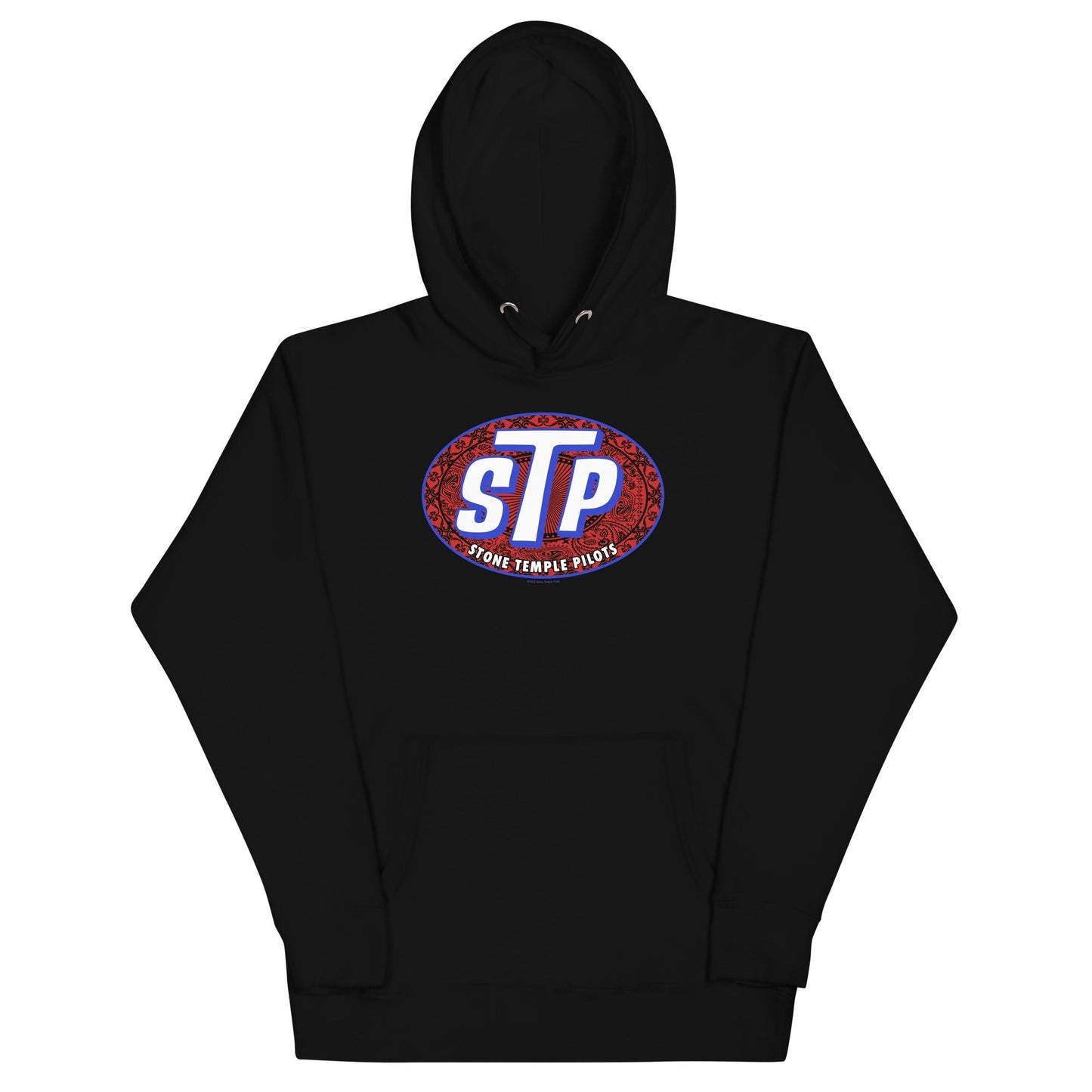 Stone Temple Pilots Classic Logo Mens Officially Licensed Hoodie Black