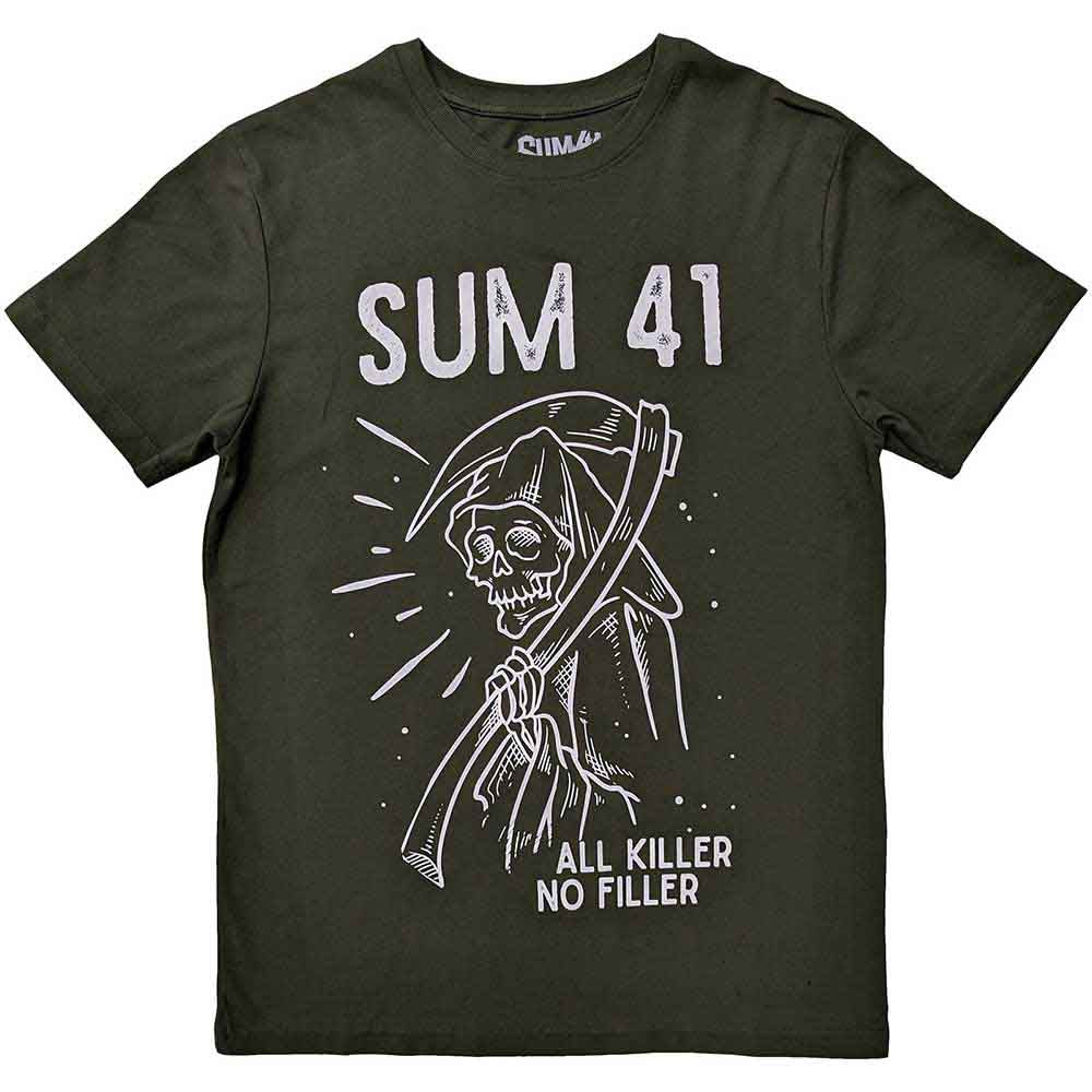 Sum 41 Reaper Mens T Shirt Officially Licensed