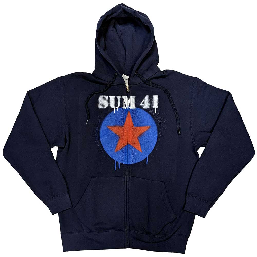 Sum 41 Star Logo Hoodie Sweatshirt Officially Licensed