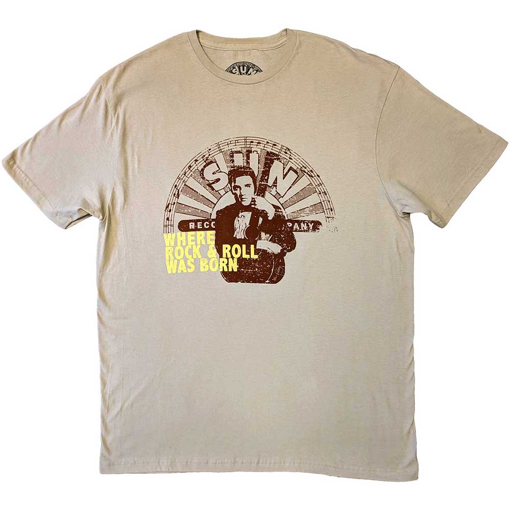 Sun Records Elvis Where R&R Was Born Mens T Shirt