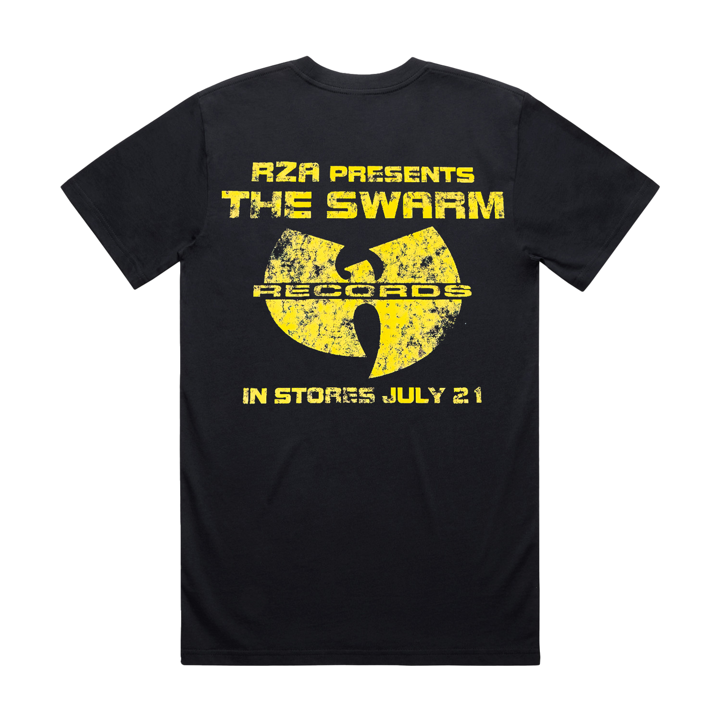Wu-Tang Clan Officially Licensed Swarm Mens T Shirt Black