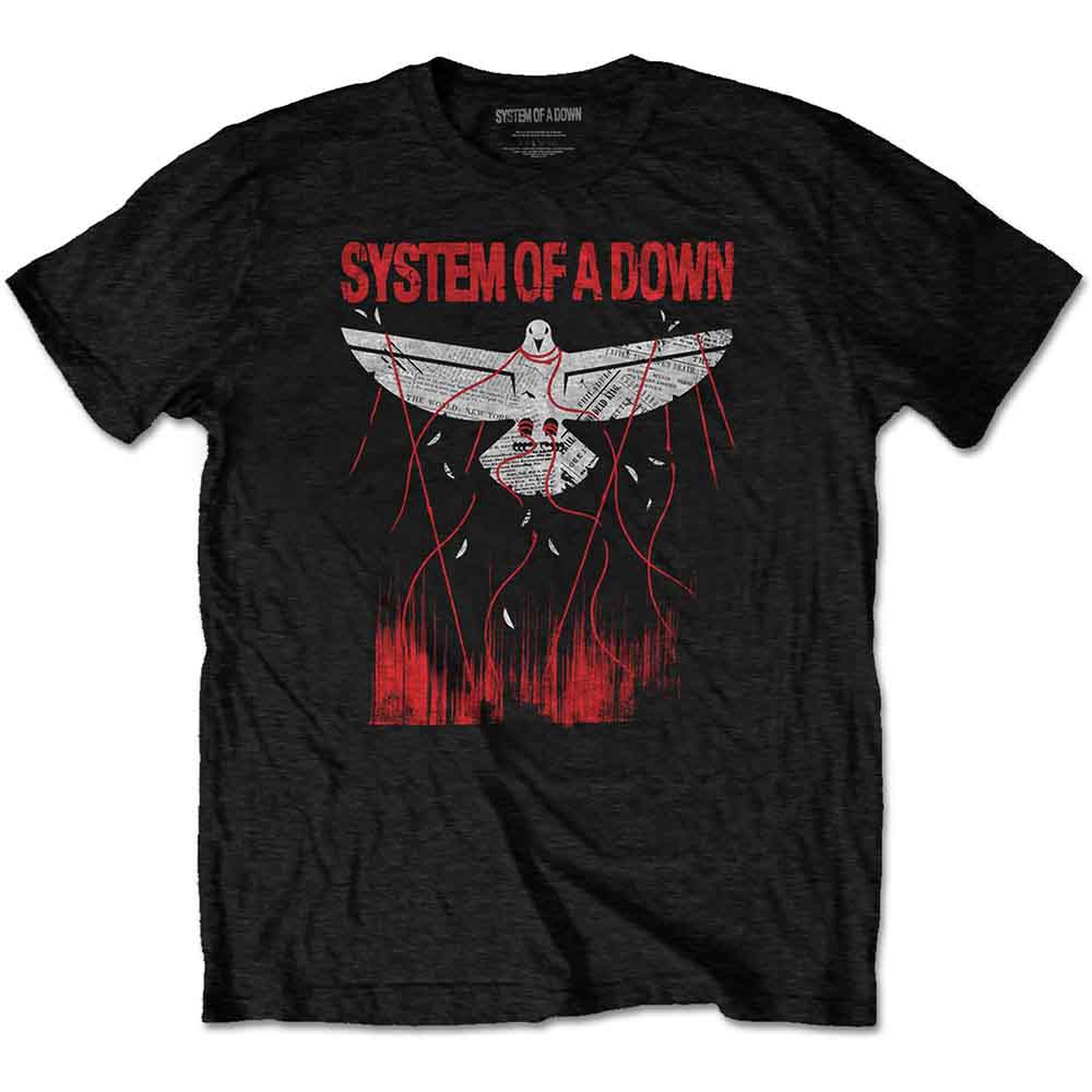 System Of A Down Dove Overcome Mens T Shirt Officially Licensed