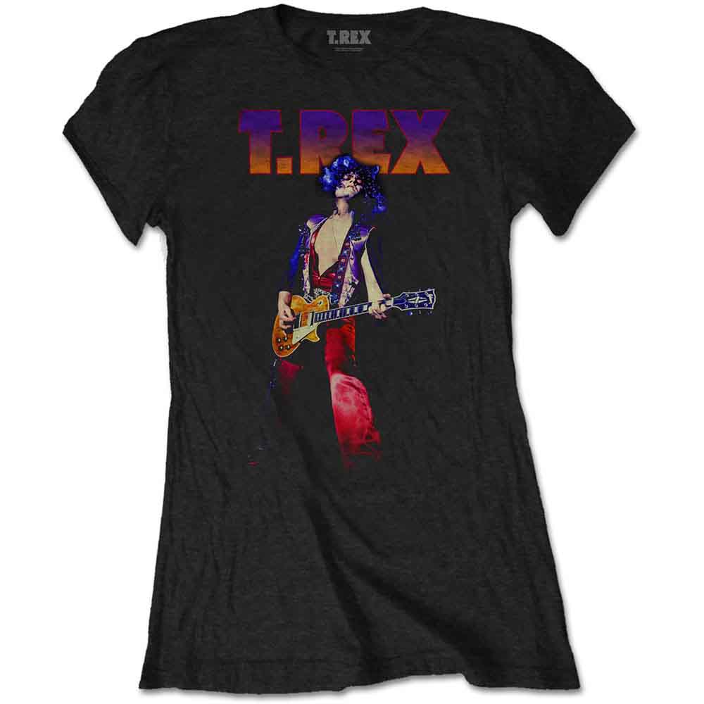 T-rex Rockin' Womens T Shirt Officially Licensed