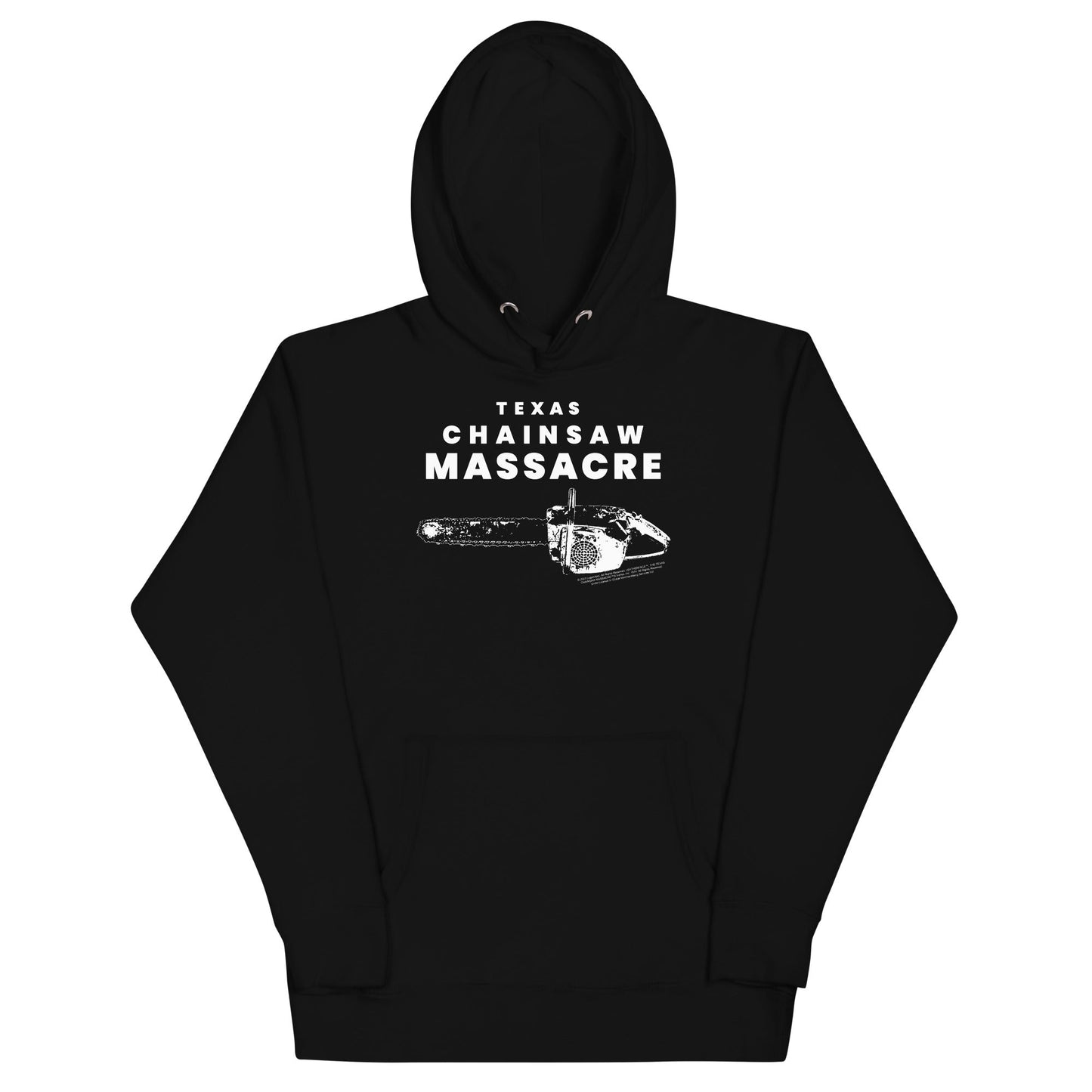 Texas Chainsaw Massacre Chainsaw Mens Officially Licensed Hoodie Black