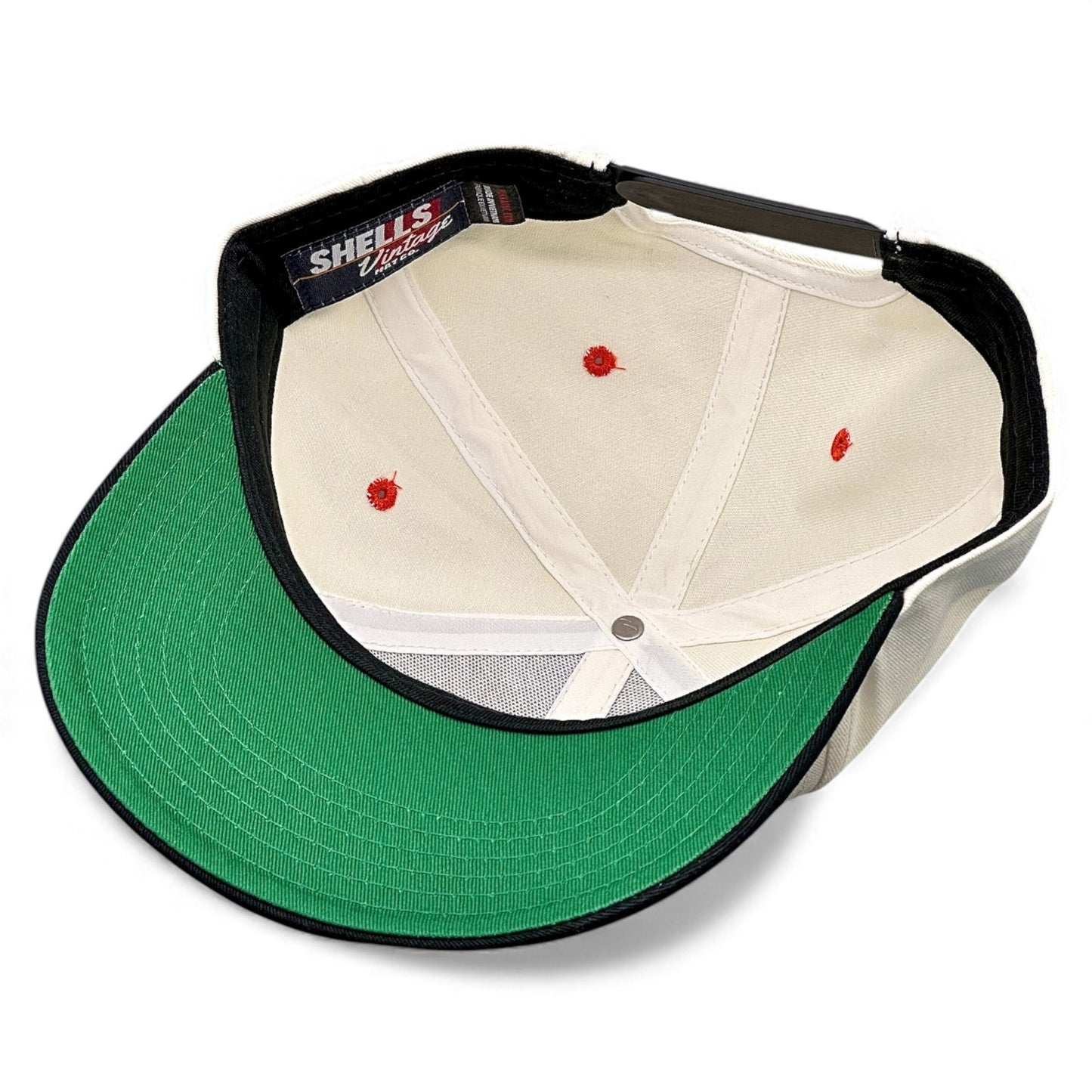 Texas Snapback Hat - The Longhorn (Cream/Black)